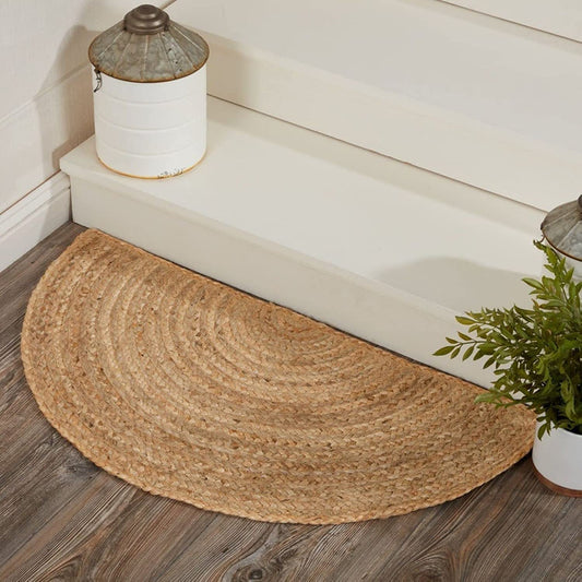 Handwoven Jute Rectangular Shape Rug, Reversible Doormat For Bedroom, Living Room And Home Decoration For All Seasons